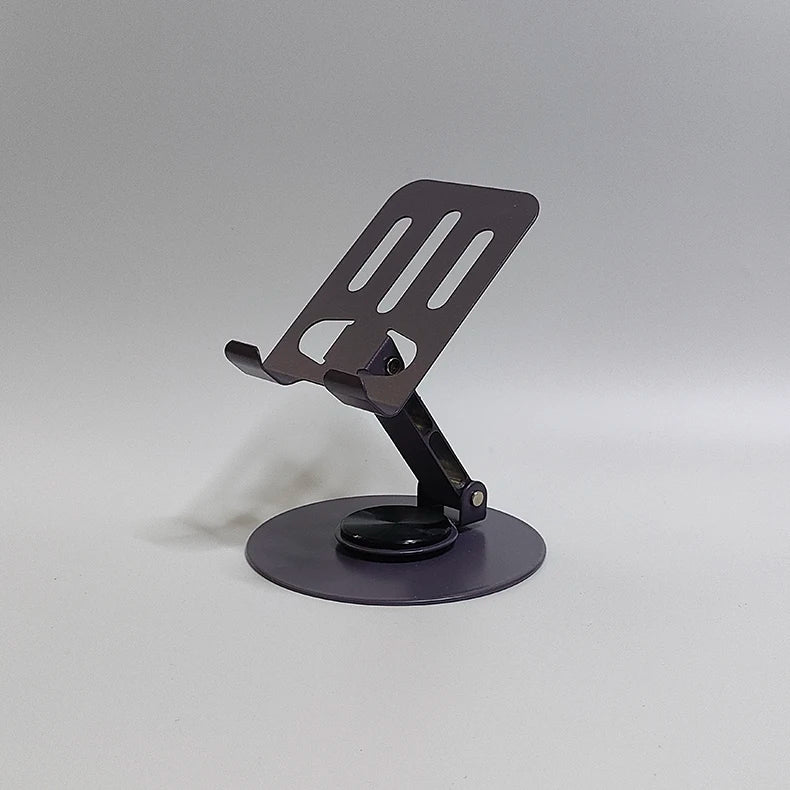 Metal Live Mobile Phone Holder on a gray background, perfect for hands-free use during streaming or gaming.