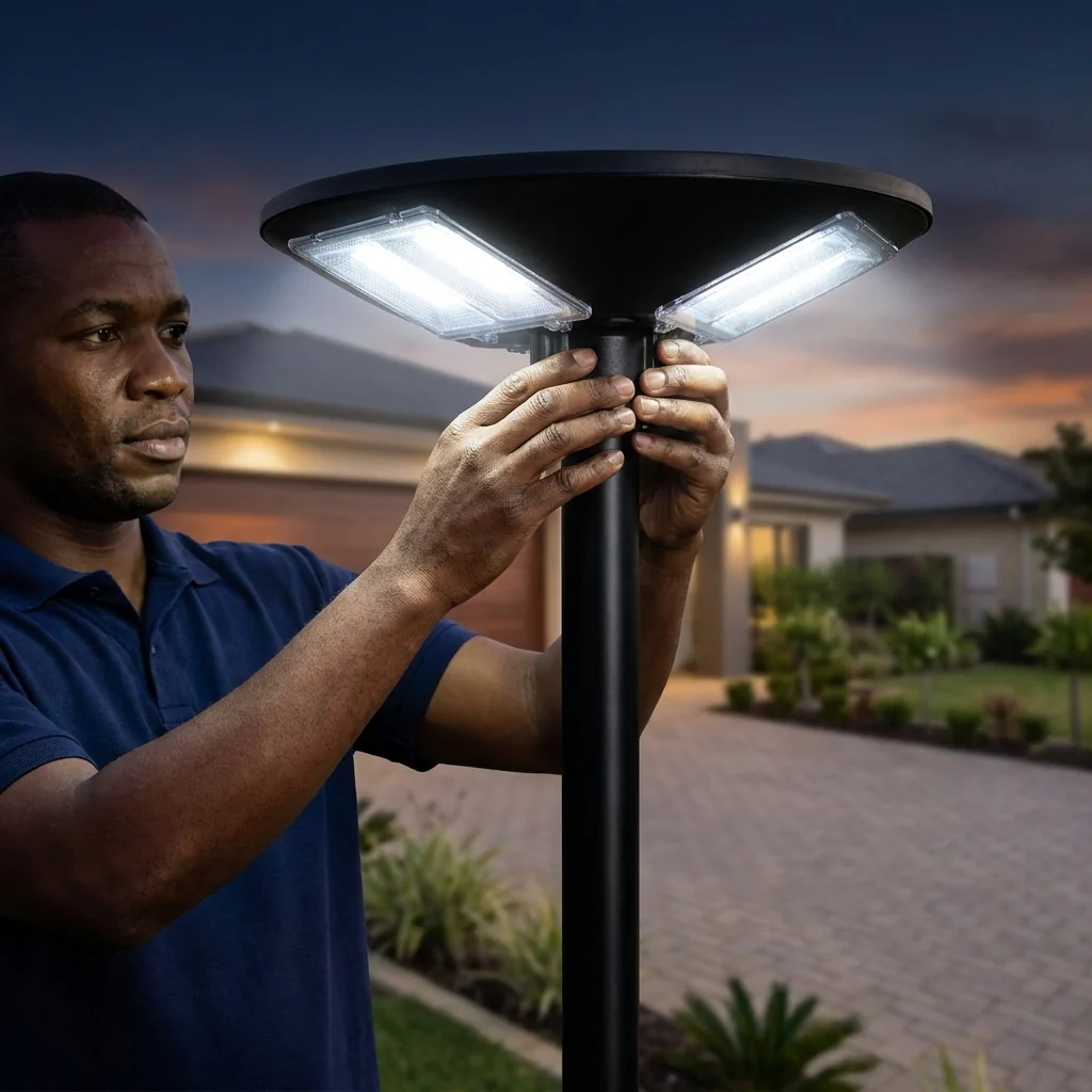300W Solar Powered LED Flood Light Outdoor IP65 Waterproof