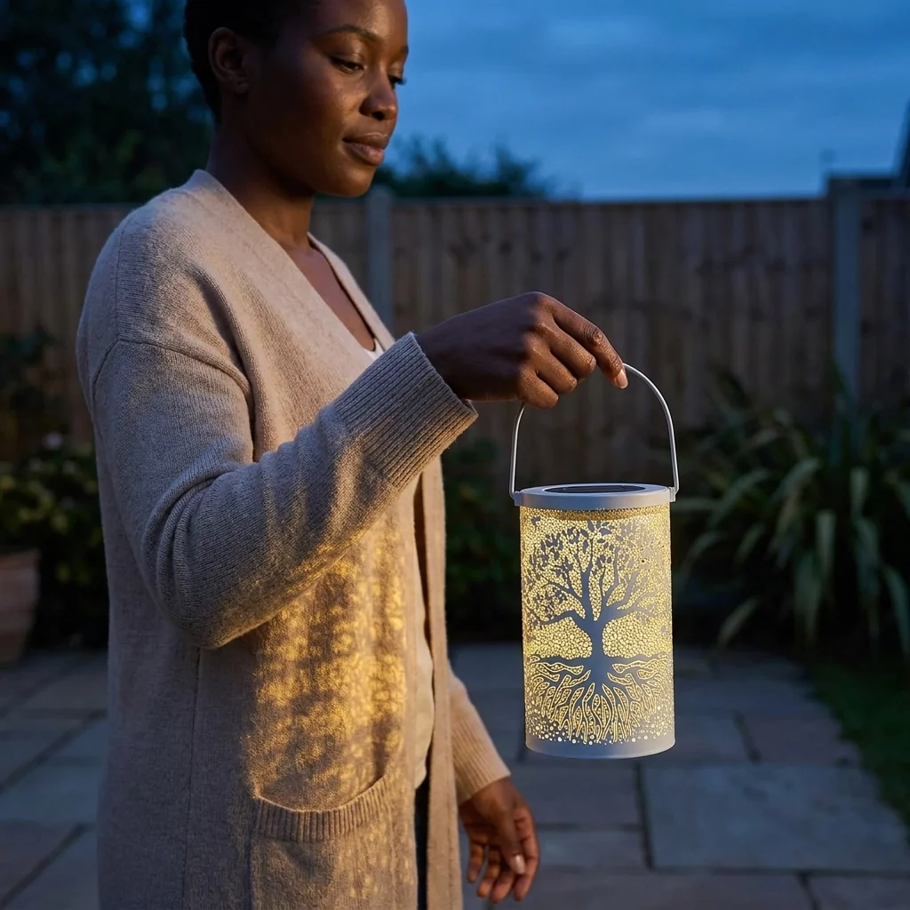 Vintage Retro Solar LED Lantern