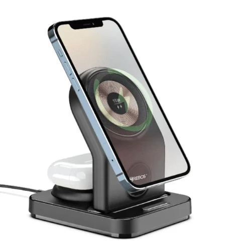 Perfect Dealz 15W 3-in-1 Fast Wireless Charging Station