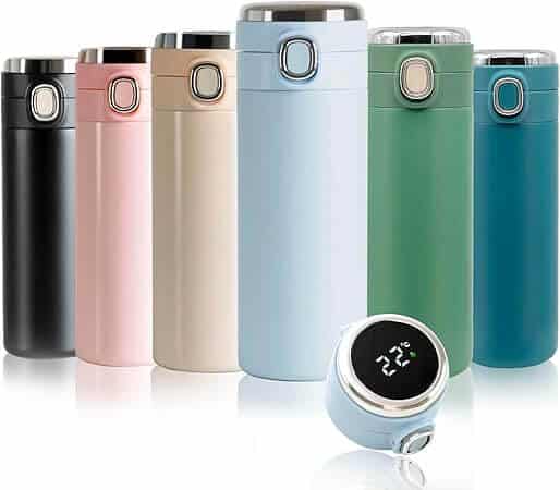 Perfect Dealz Smart Double Wall Vacuum Insulated Bottle with Led Temperature Display