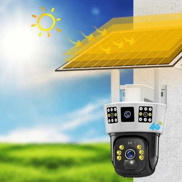 Perfect Dealz 4K PTZ 4G Solar Powered CCTV Security Camera