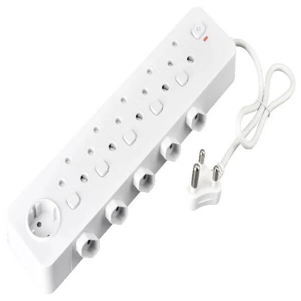 Perfect Dealz 11 Way Multi Plug Adapter with Switches