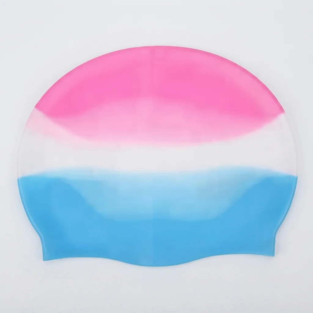 Multi-Coloured Silicone Swim Cap