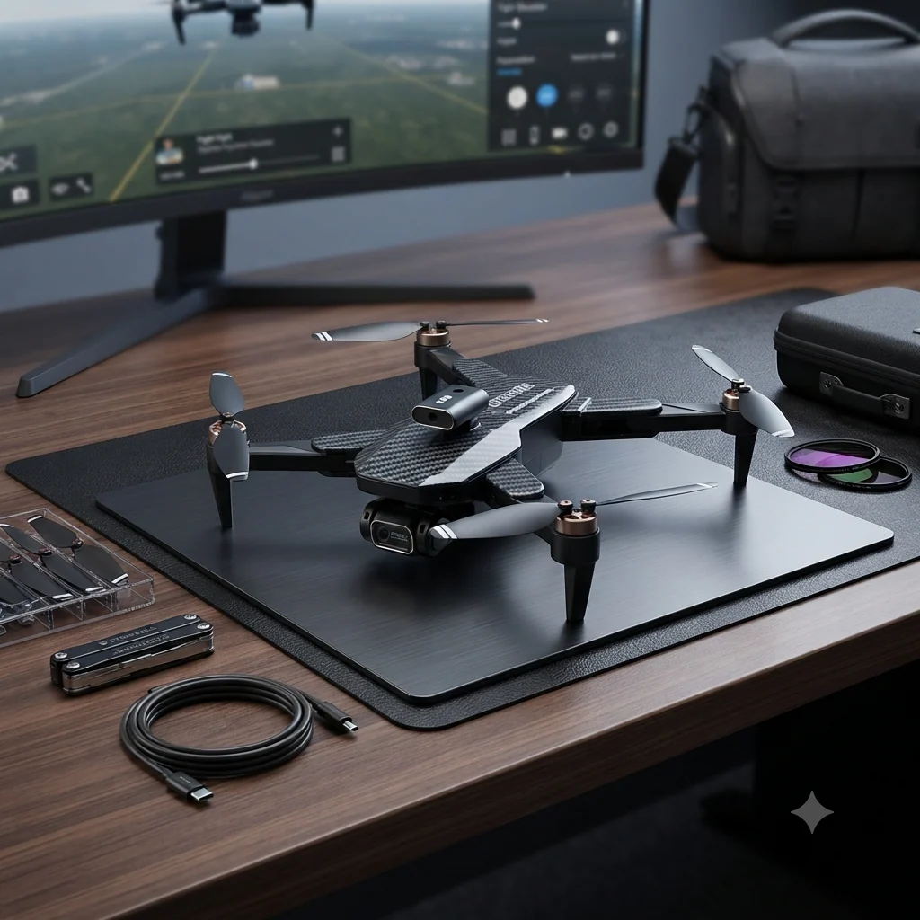 Mini HD Dual Camera Drone Rechargeable