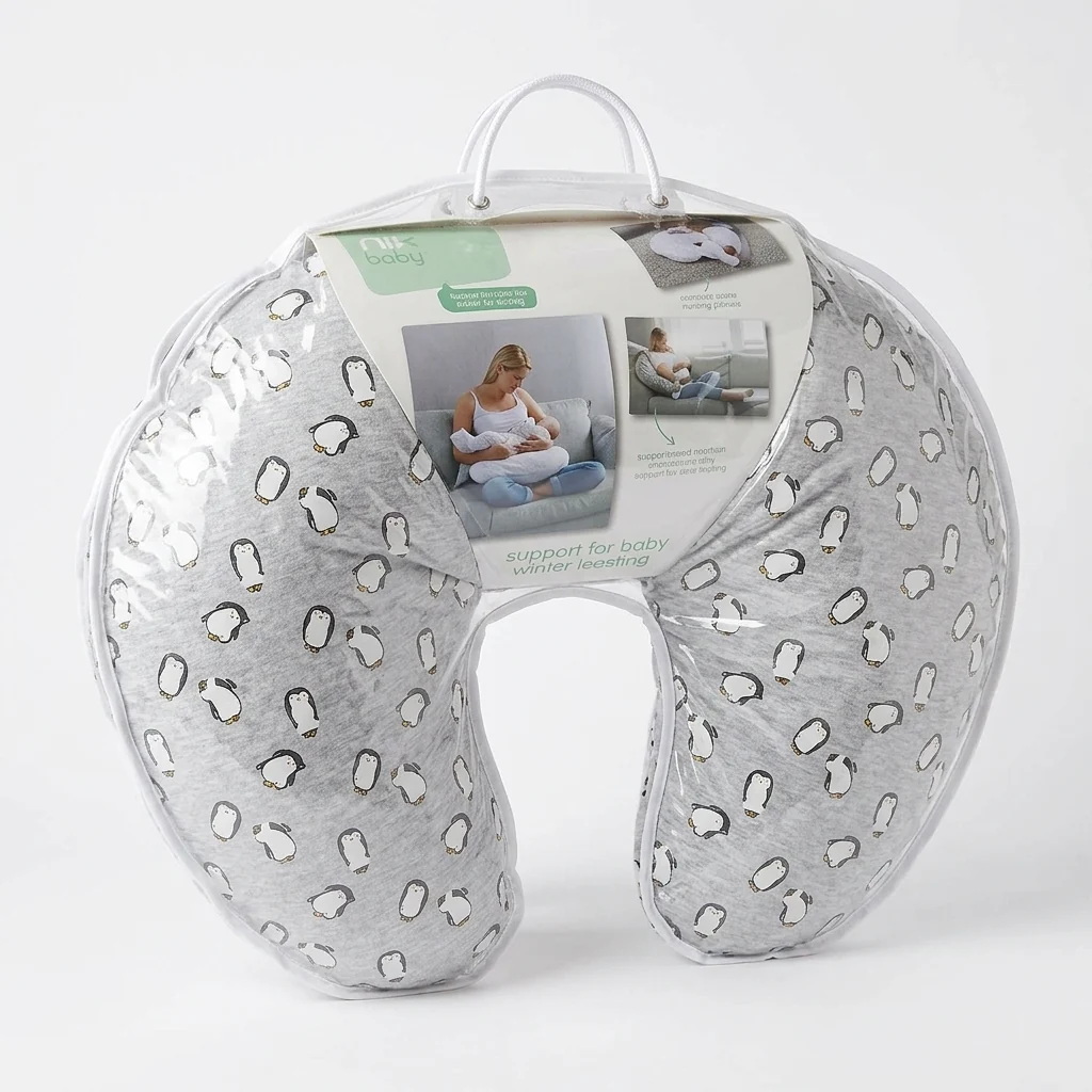 Ergonomic C-Shaped Nursing Support Pillow