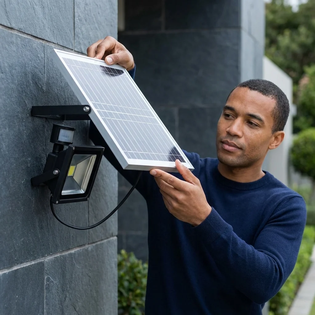 30W Solar Floodlight with Motion Sensor