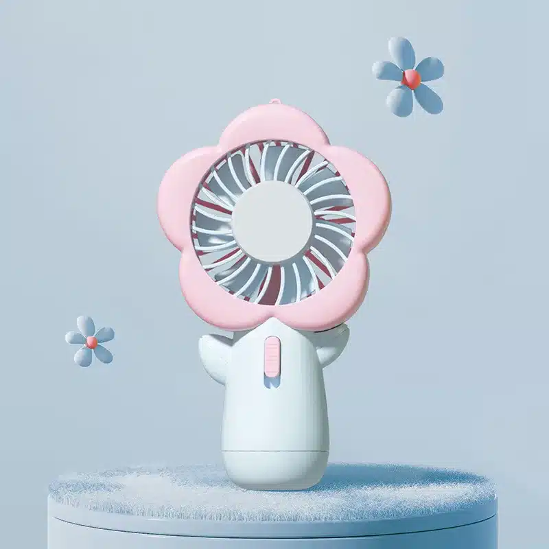 Cute Handheld Mini Flower Fan