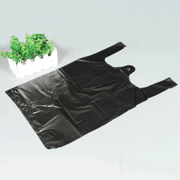 100pcs Jumbo Black Plastic Bags